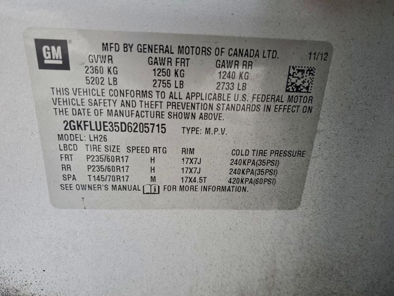 2013 GMC TERRAIN SL #3303574927