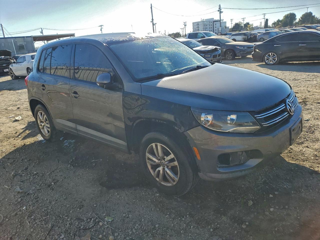Lot #3308360302 2012 VOLKSWAGEN TIGUAN S
