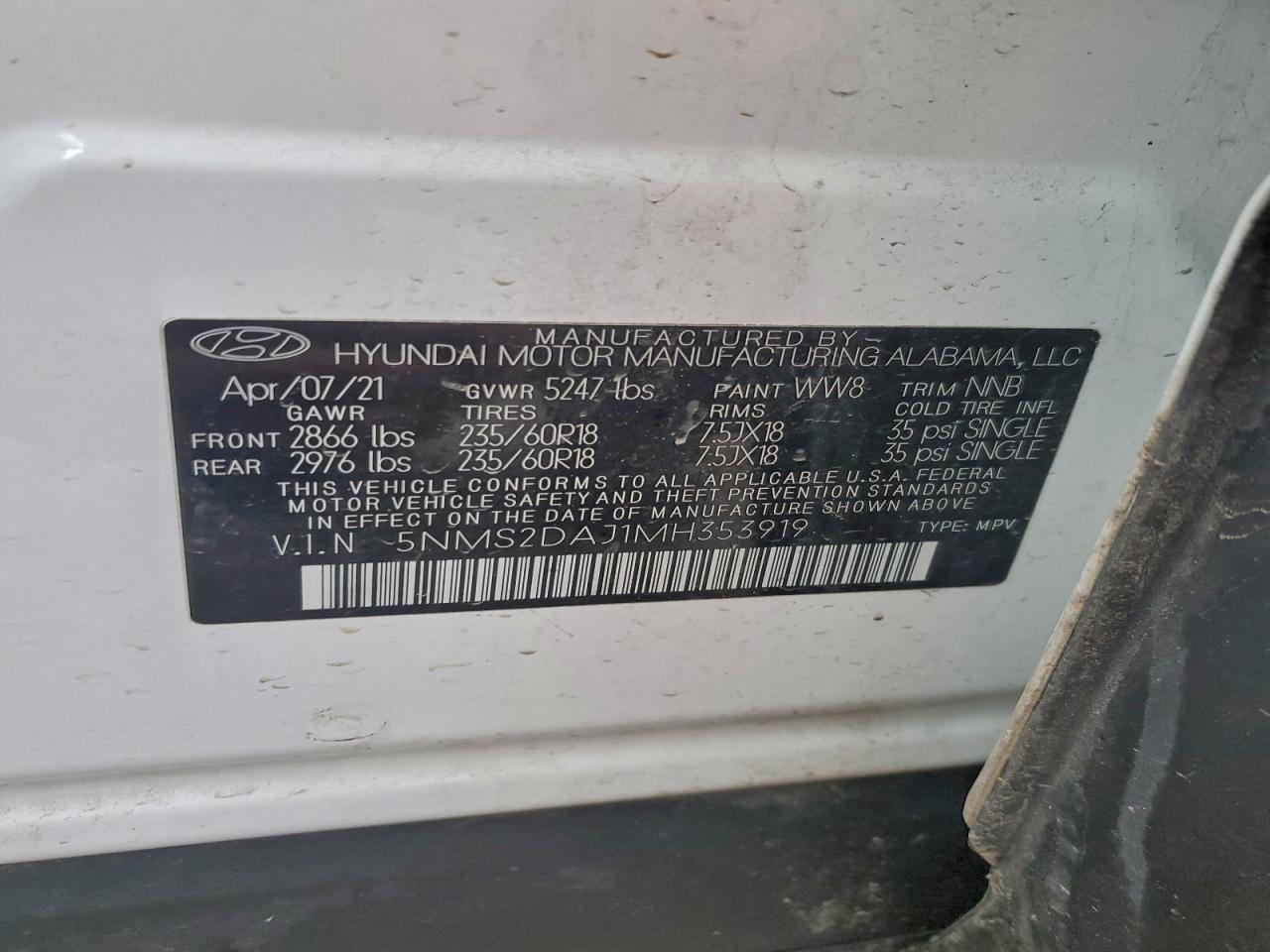 HYUNDAI SANTA FE SEL