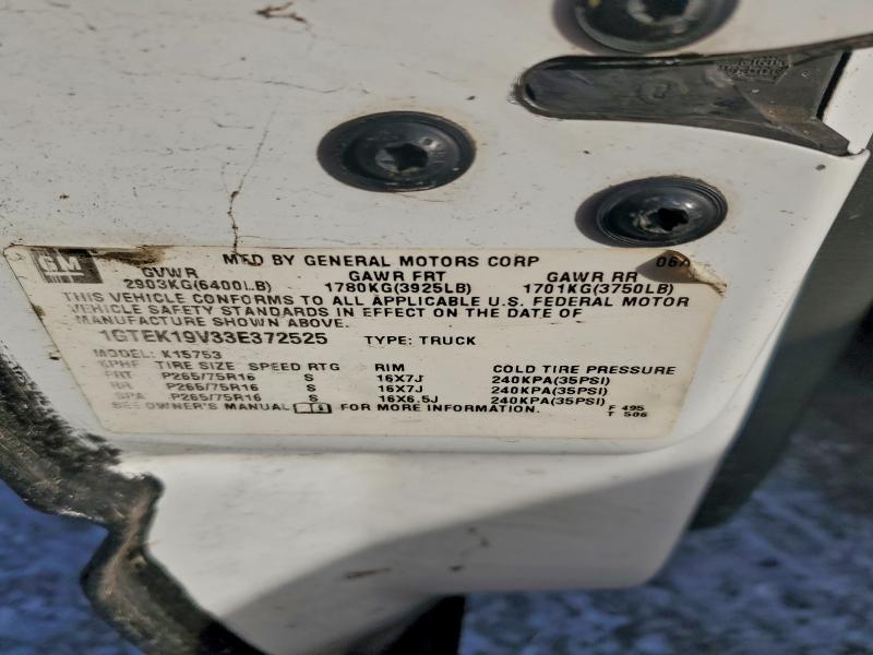 2003 GMC NEW SIERRA #3311464261