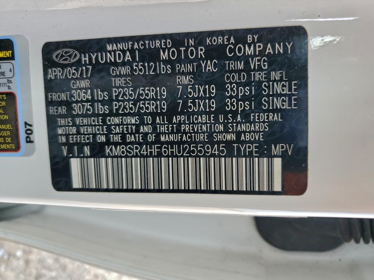 HYUNDAI SANTA FE SE ULTIMATE