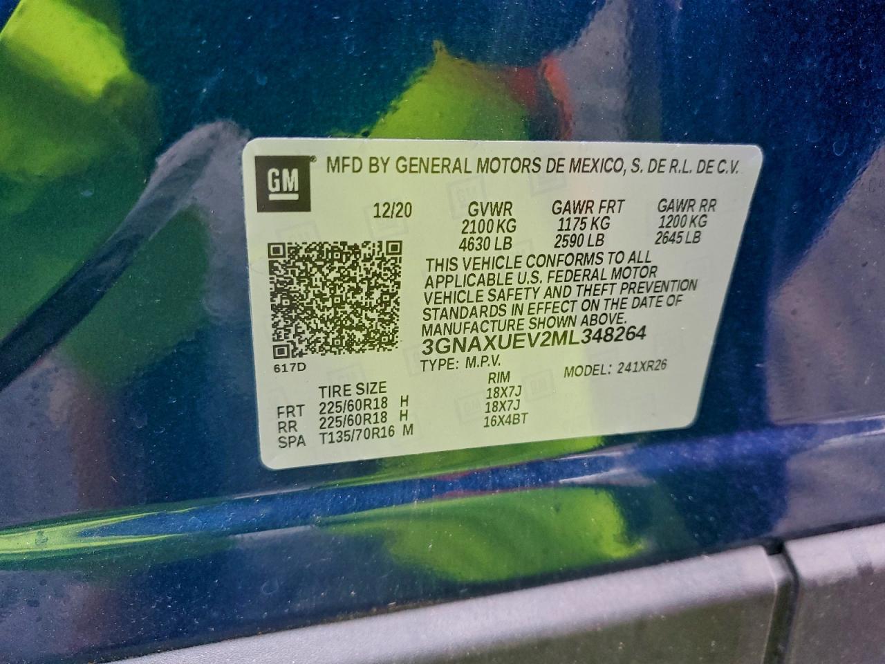 CHEVROLET EQUINOX LT