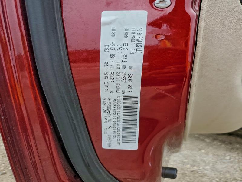 2019 DODGE GRAND CARA #3304758933