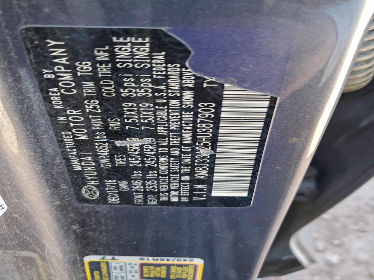 HYUNDAI TUCSON LIMITED