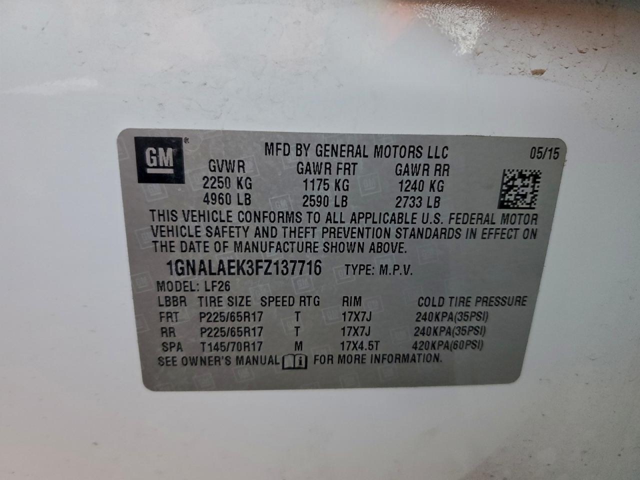 CHEVROLET EQUINOX LS