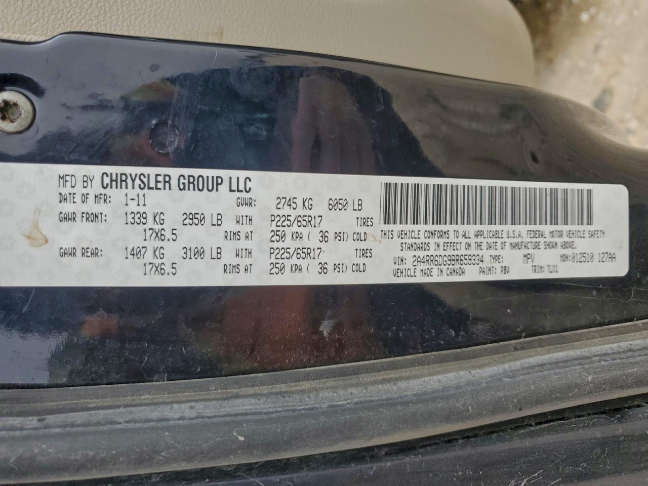 CHRYSLER TOWN & COUNTRY LIMITED