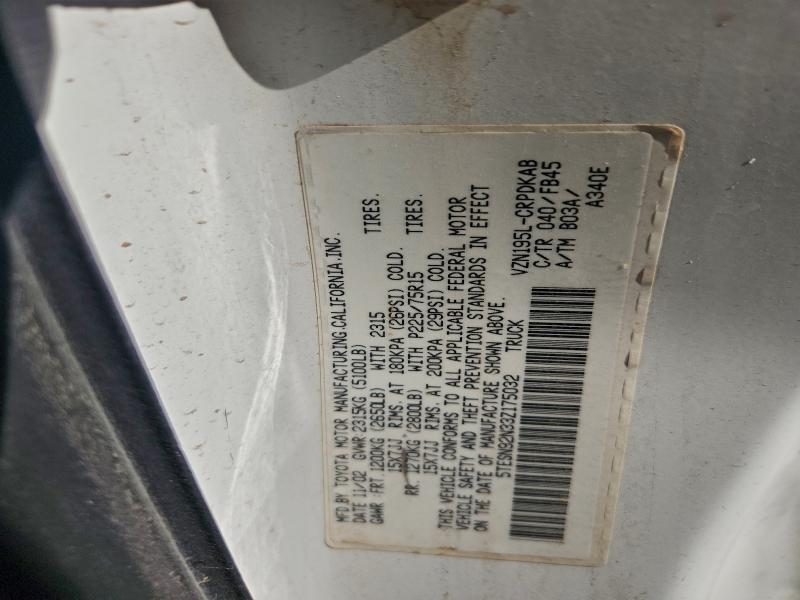 2003 TOYOTA TACOMA XTR #3308419277