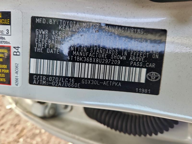 2008 TOYOTA AVALON XL #3312581164