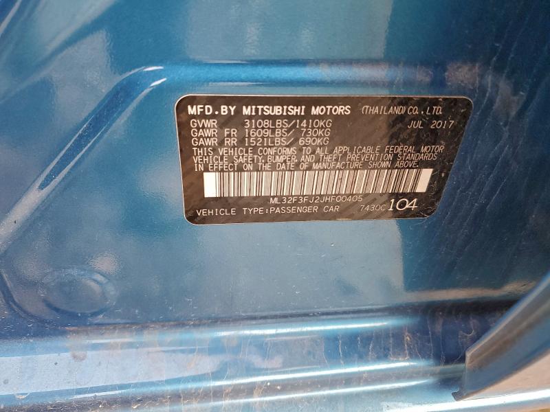 2018 MITSUBISHI MIRAGE G4 #3303727475