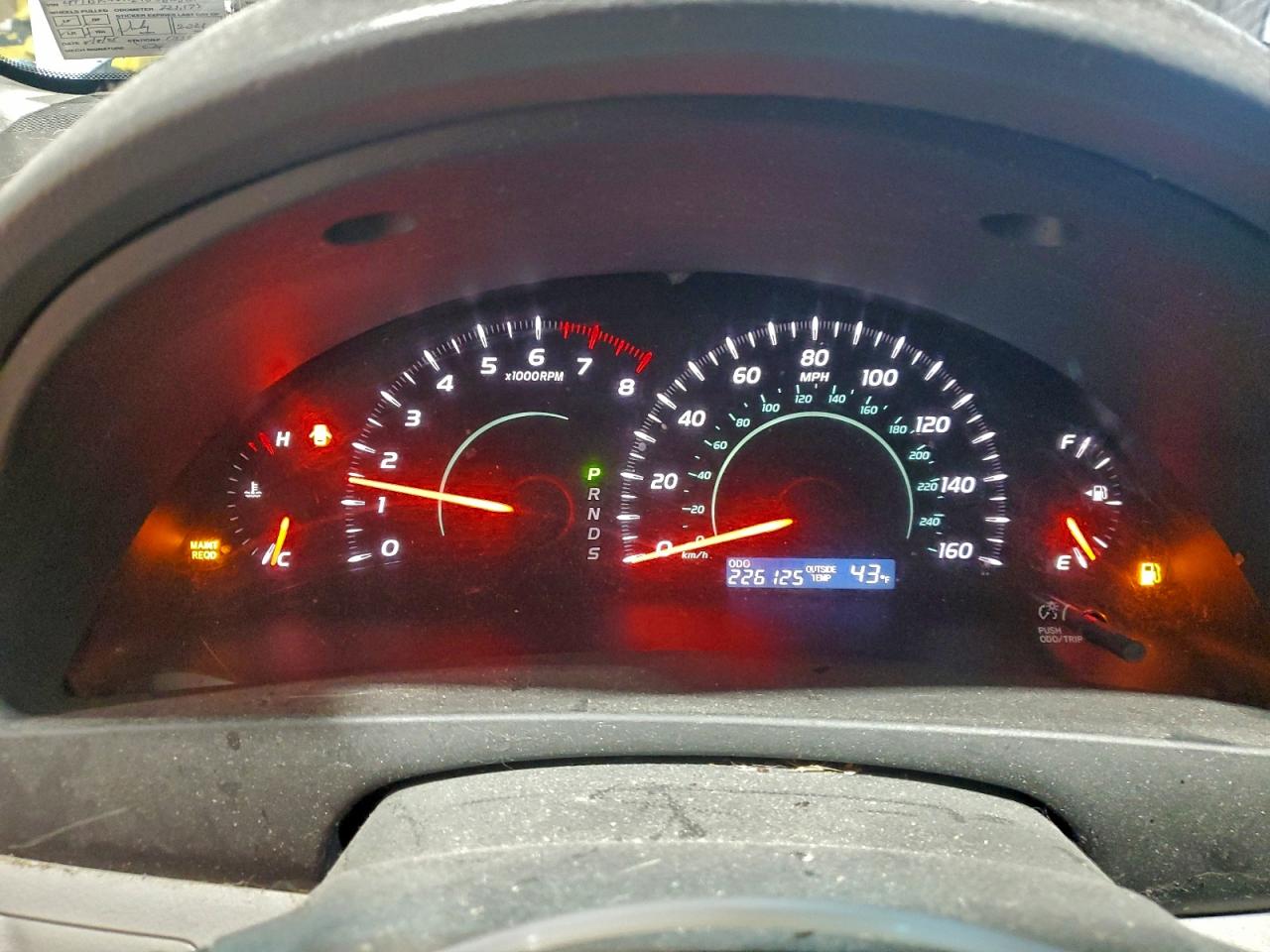 Lot #3315961193 2009 TOYOTA CAMRY SE