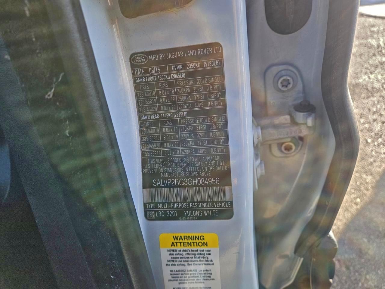 LAND ROVER RANGE ROVER SE