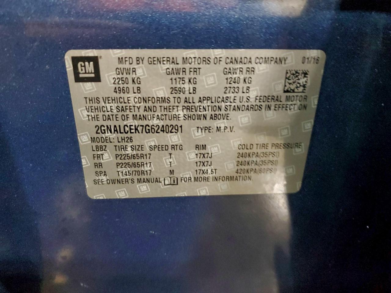 CHEVROLET EQUINOX LT