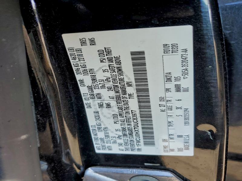 2013 FORD ESCAPE SEL #3305396312