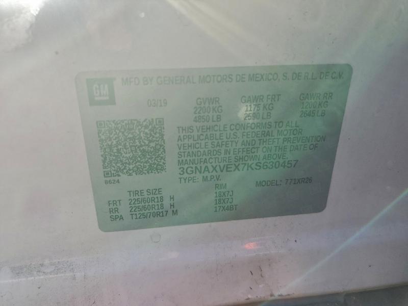 2019 CHEVROLET EQUINOX LT #3311486305