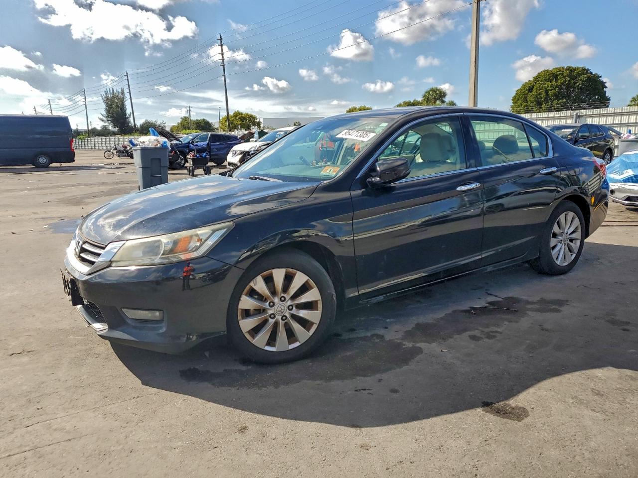 Lot #3310381953 2015 HONDA ACCORD EXL