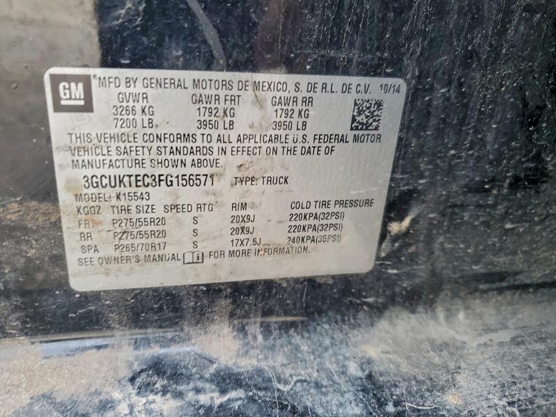 2015 CHEVROLET SILVERADO #3312624202