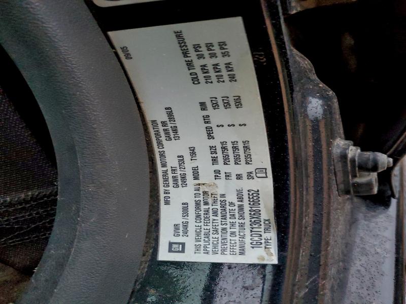 2006 CHEVROLET COLORADO #3312624188