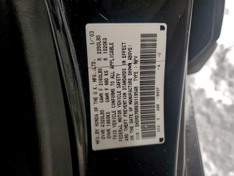 2003 HONDA CR-V EX #3305262016