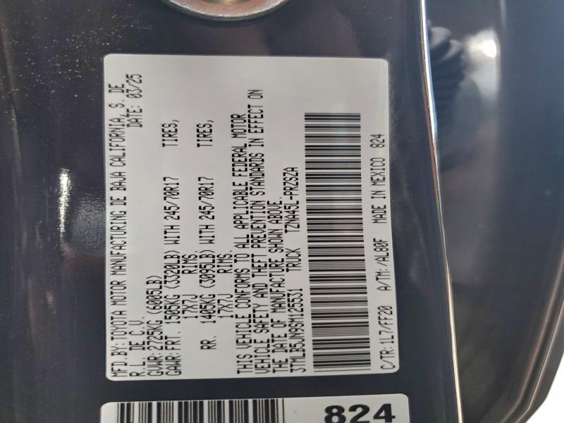 2025 TOYOTA TACOMA DOU #3304503443