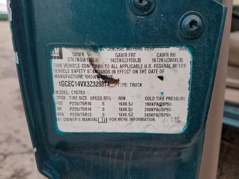 2003 CHEVROLET SILVERADO #3315662810