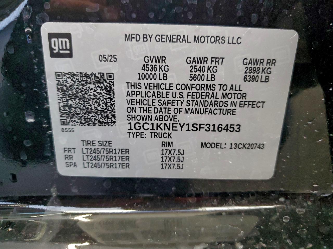 Lot #3312291779 2025 CHEVROLET SILVERADO