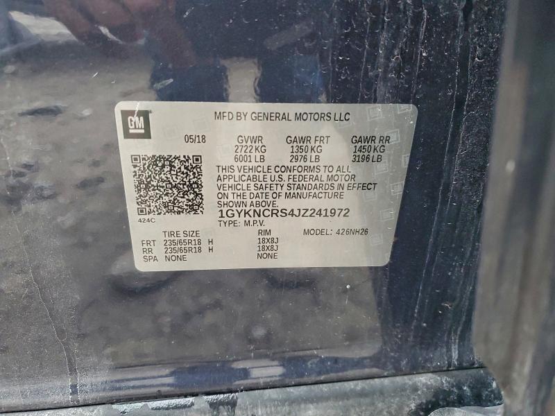 2018 CADILLAC XT5 LUXURY #3303639927