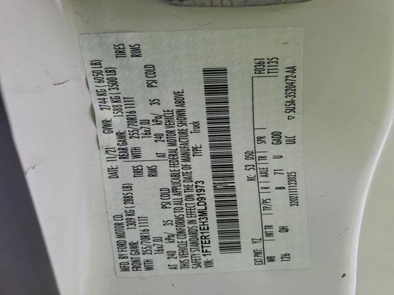 2021 FORD RANGER XL #3312463612