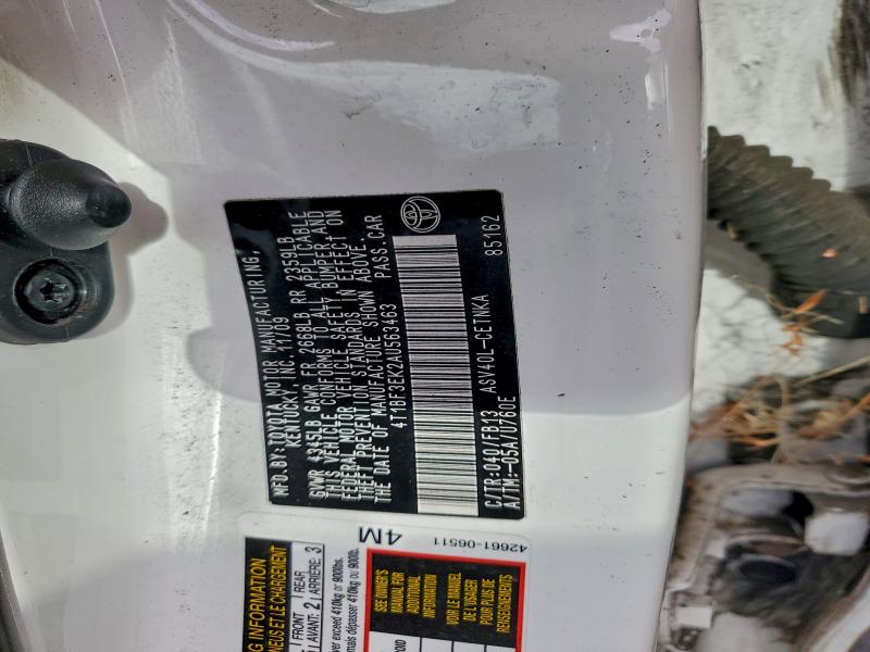 2010 TOYOTA CAMRY BASE #3303572940