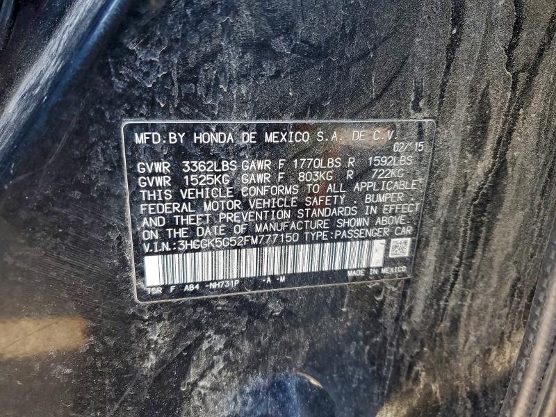 2015 HONDA FIT LX #3311575233