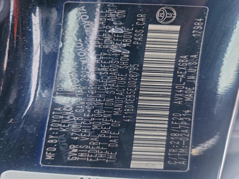 2014 TOYOTA AVALON HYB #3309273616