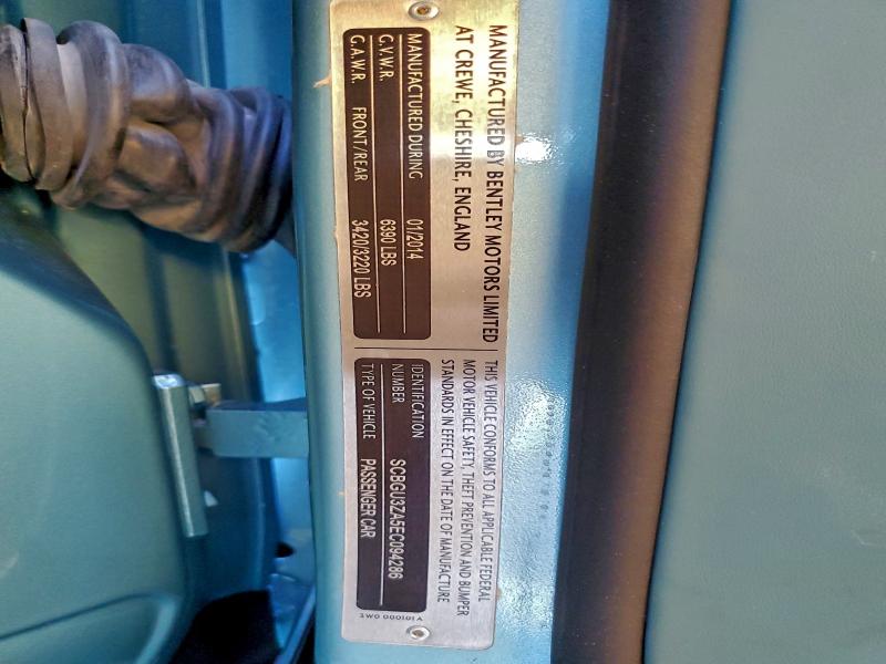 2014 BENTLEY CONTINENTA #3305308328