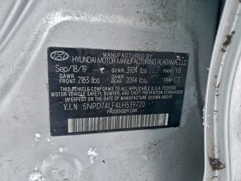 2020 HYUNDAI ELANTRA SE #3308459308