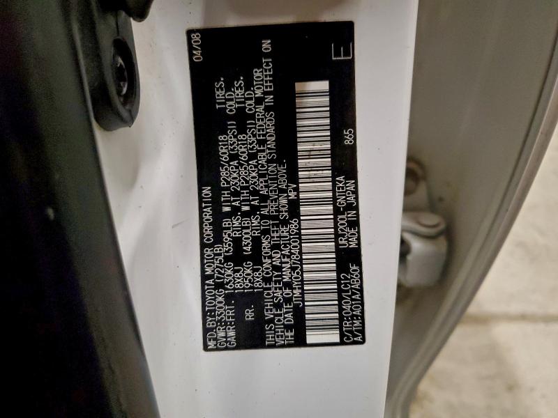 2008 TOYOTA LAND CRUIS #3316813429