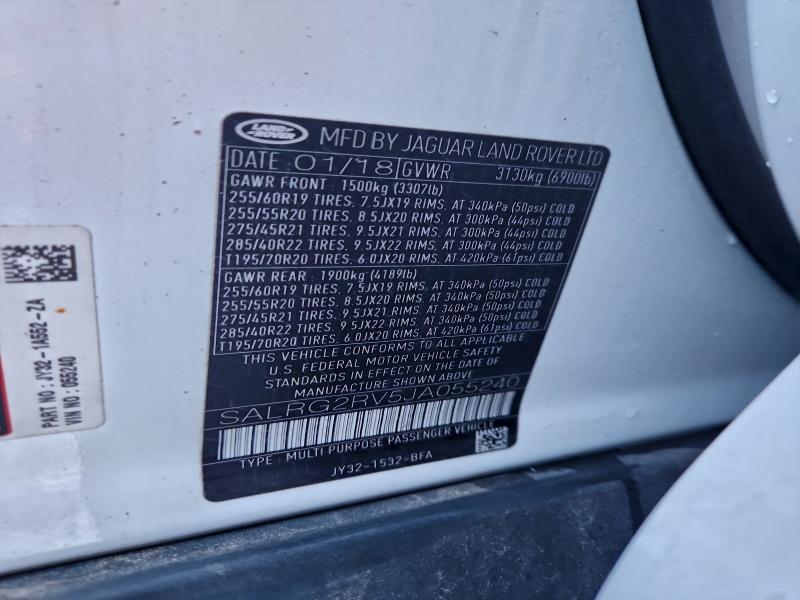 2018 LAND ROVER DISCOVERY #3318894935