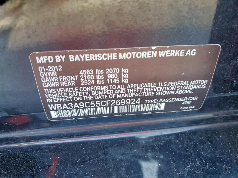 2012 BMW 335 I #3304540459