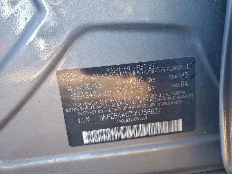 2013 HYUNDAI SONATA GLS #3311531256