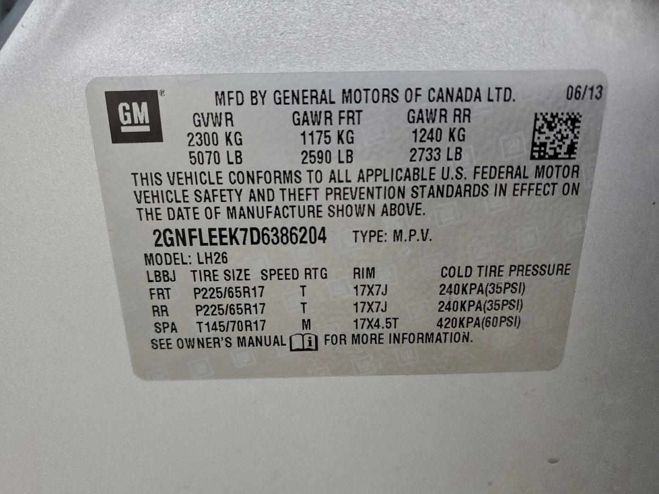 CHEVROLET EQUINOX LT