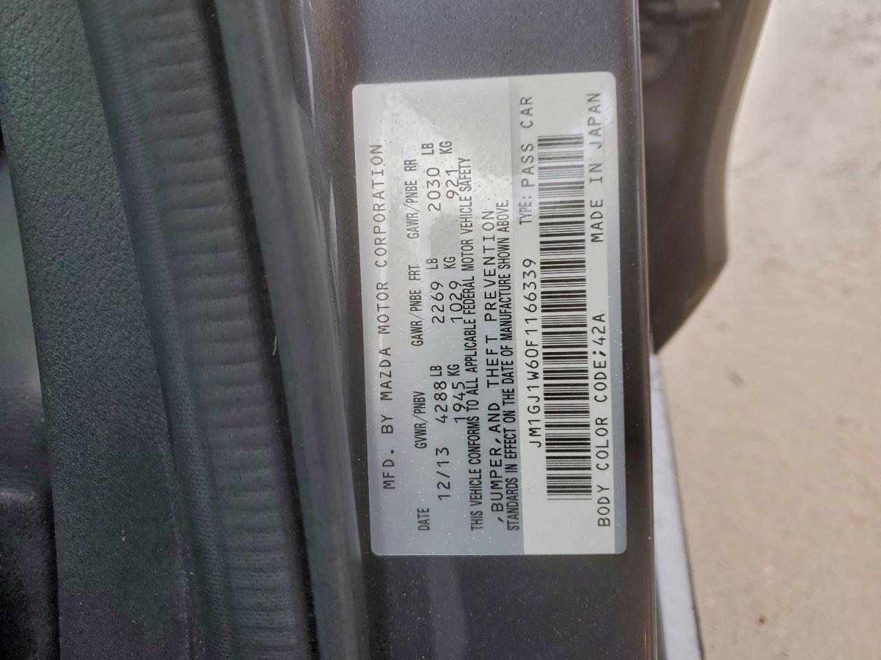 MAZDA 6 GRAND TOURING