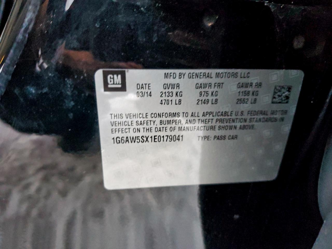 Lot #3317743092 2014 CADILLAC CTS