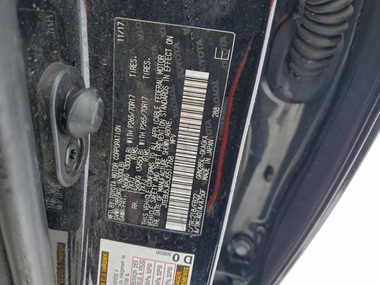 TOYOTA 4RUNNER SR5/SR5 PREMIUM