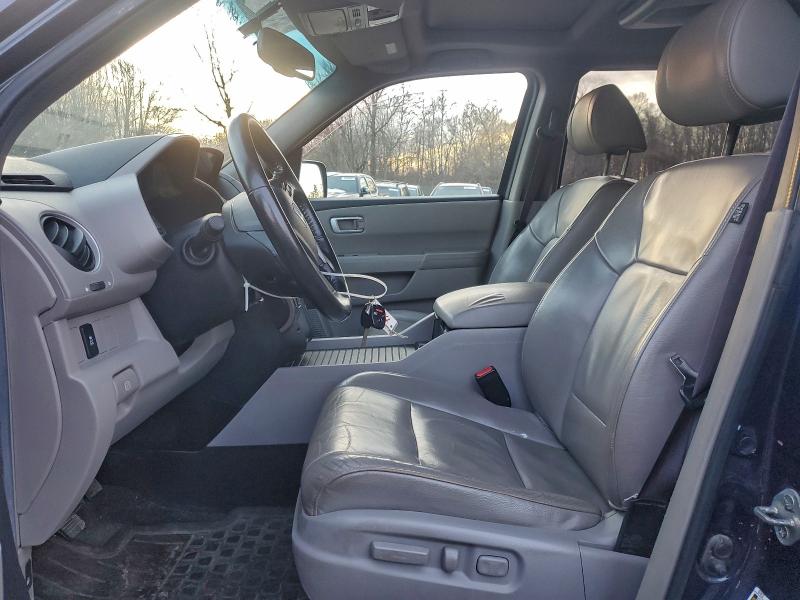 2012 HONDA PILOT EXL #3317991925