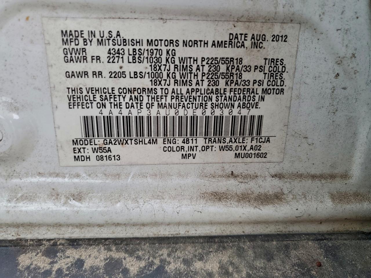 MITSUBISHI OUTLANDER ES