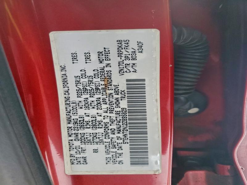 2002 TOYOTA TACOMA DOU #3304693903