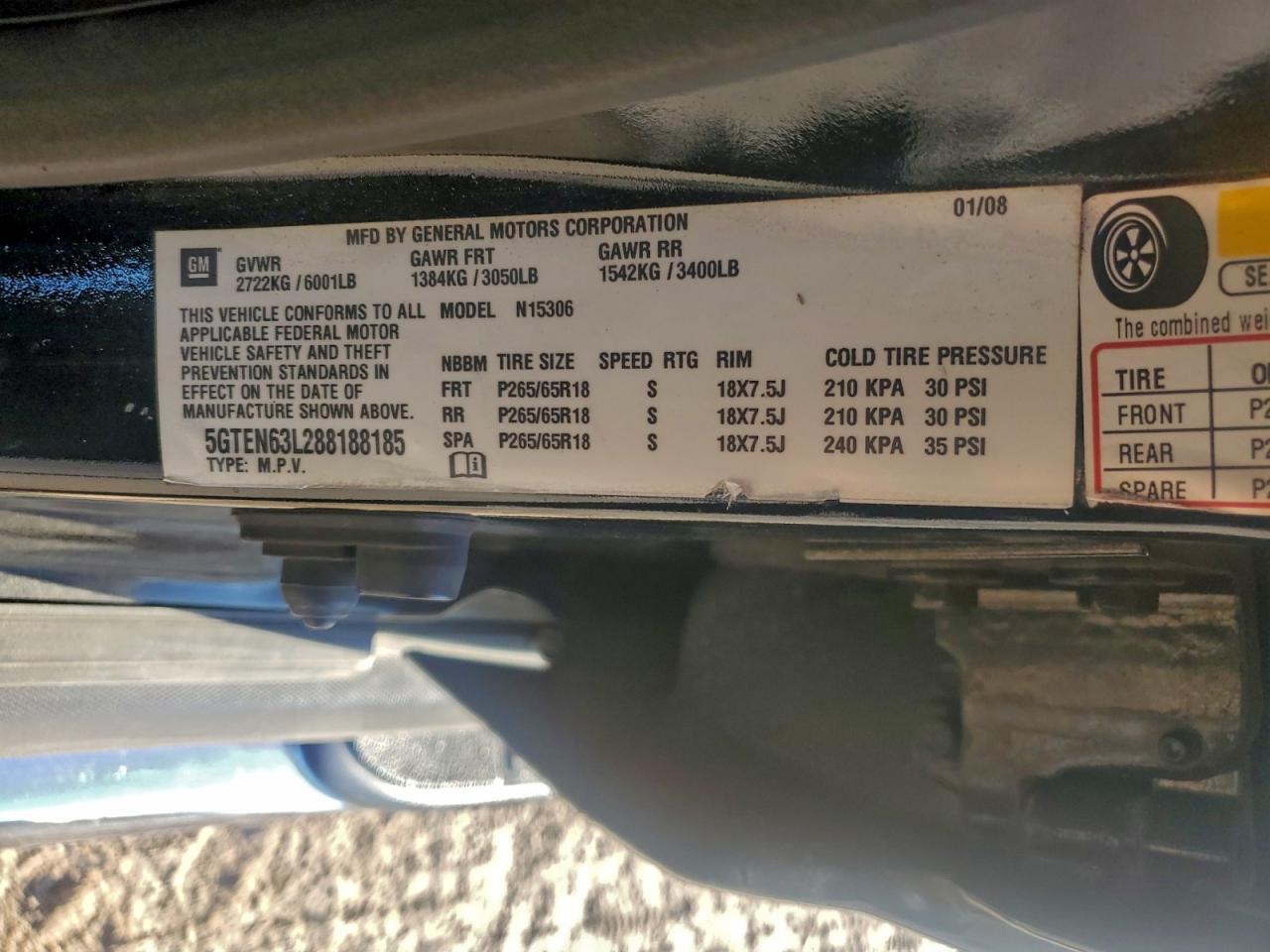 Lot #3311725270 2008 HUMMER H3 ALPHA