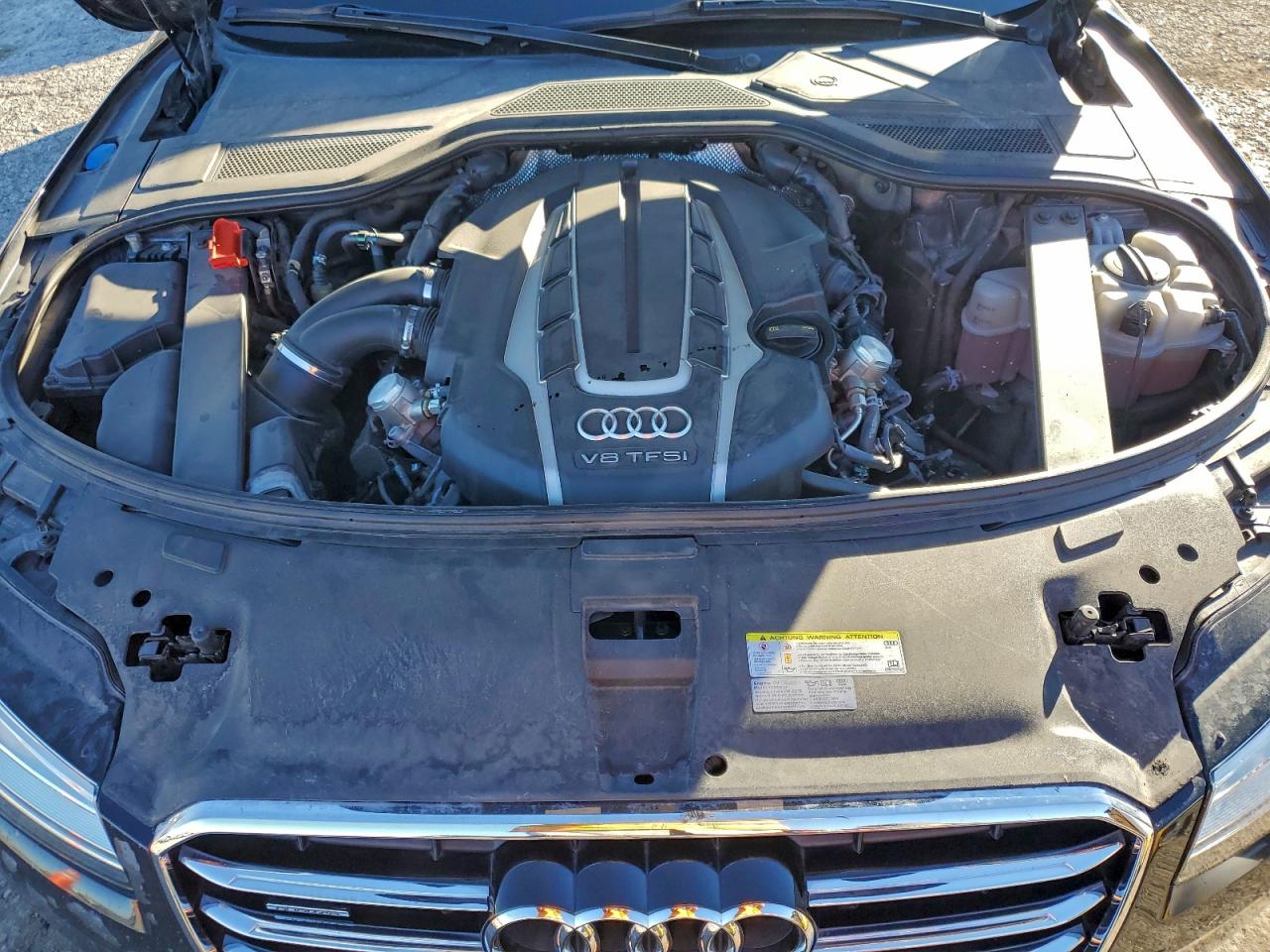 Lot #3318063393 2015 AUDI A8 L QUATT