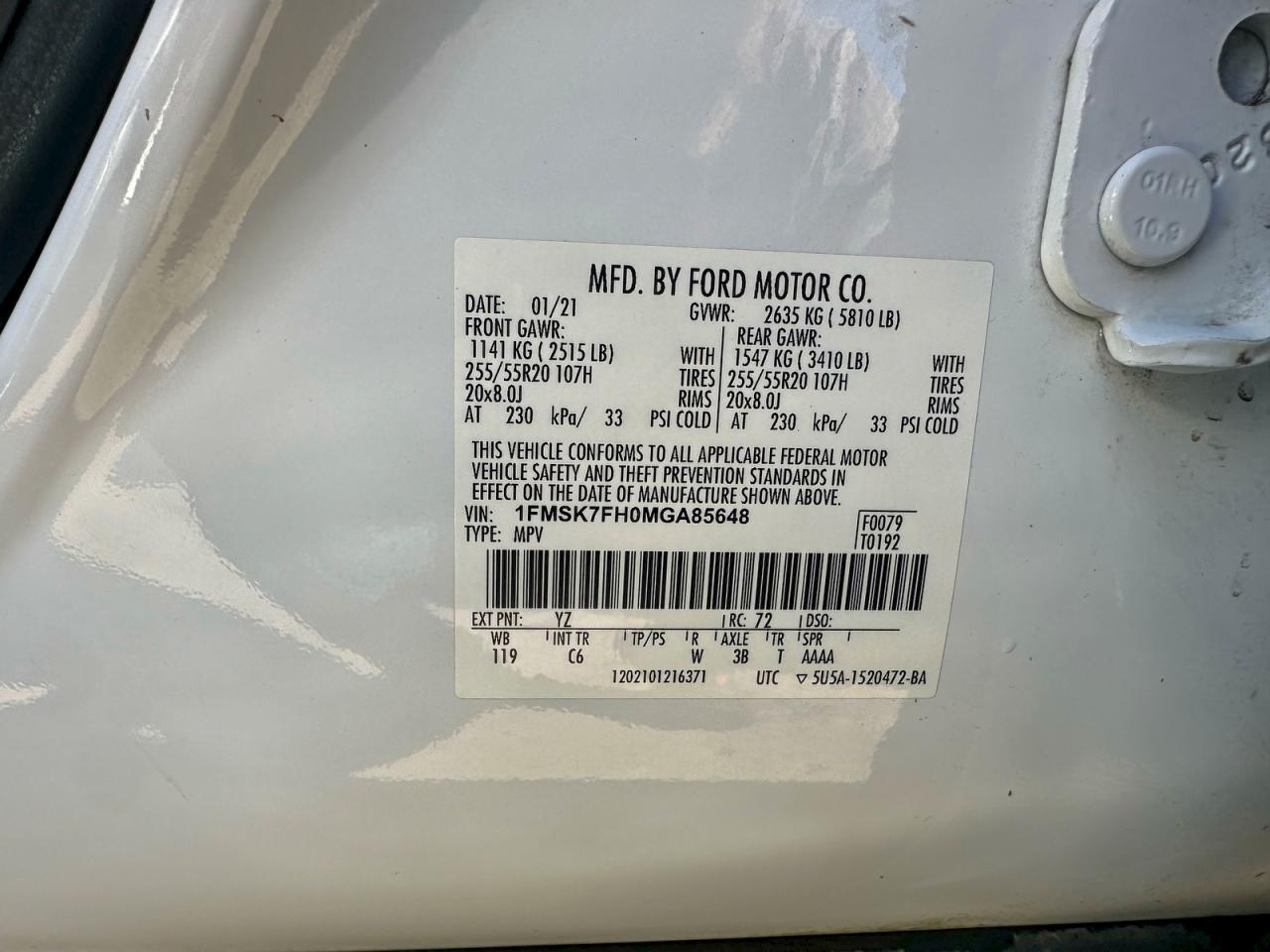 FORD EXPLORER LIMITED