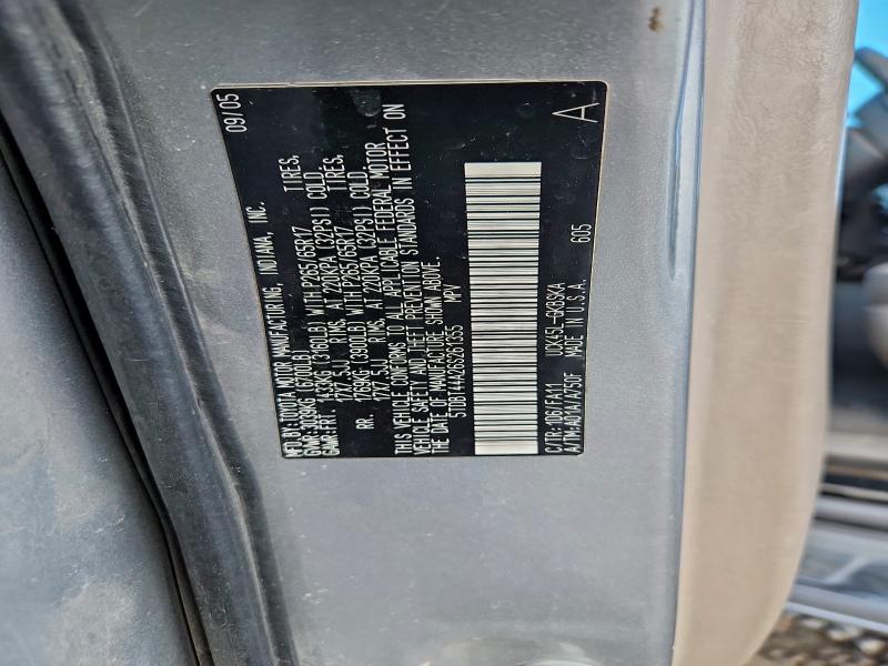 2006 TOYOTA SEQUOIA SR #3311577760