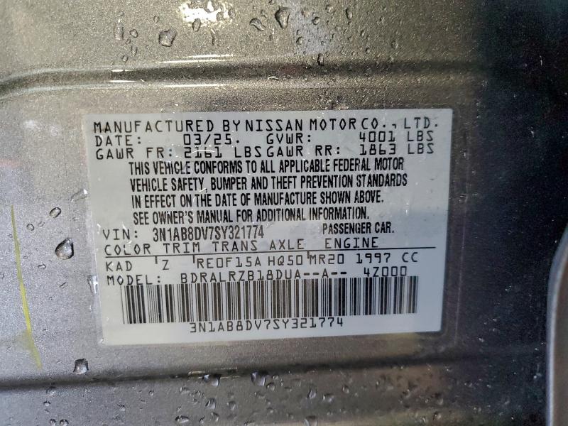 2025 NISSAN SENTRA SR #3312278770