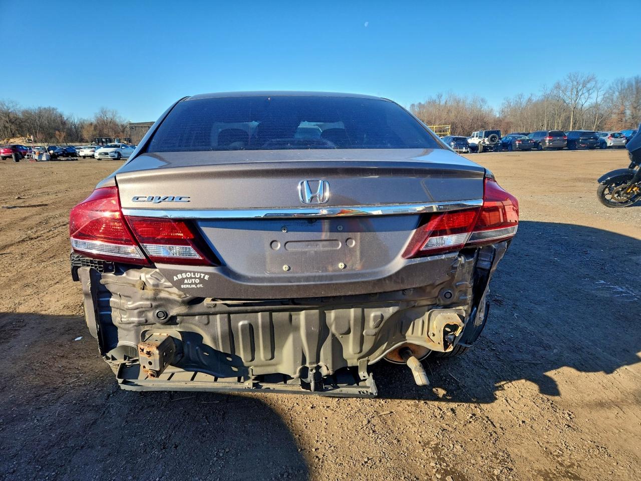 Lot #3315562801 2013 HONDA CIVIC LX