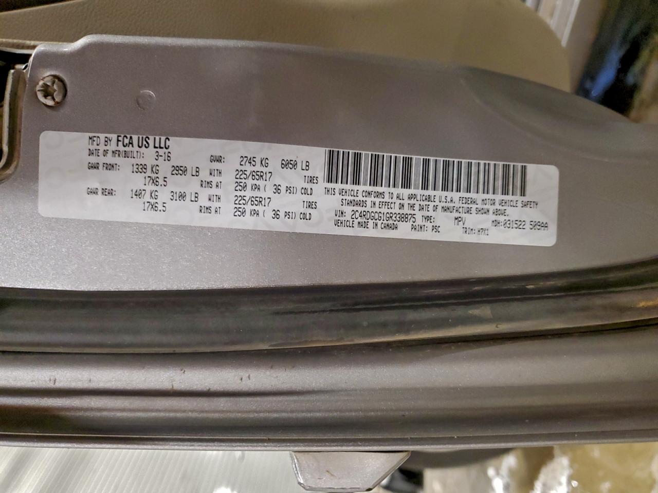 DODGE GRAND CARAVAN SXT